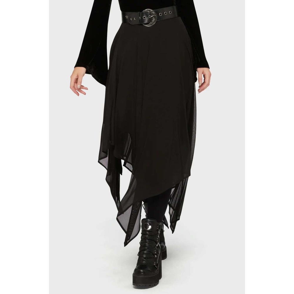 killstar nix maxi skirt xxl plus size goth NWT - Picture 2 of 7